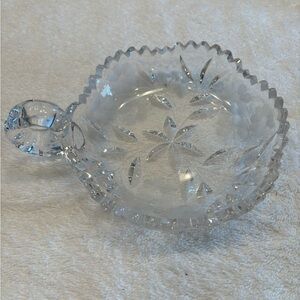 Vintage beautiful crystal candy dish